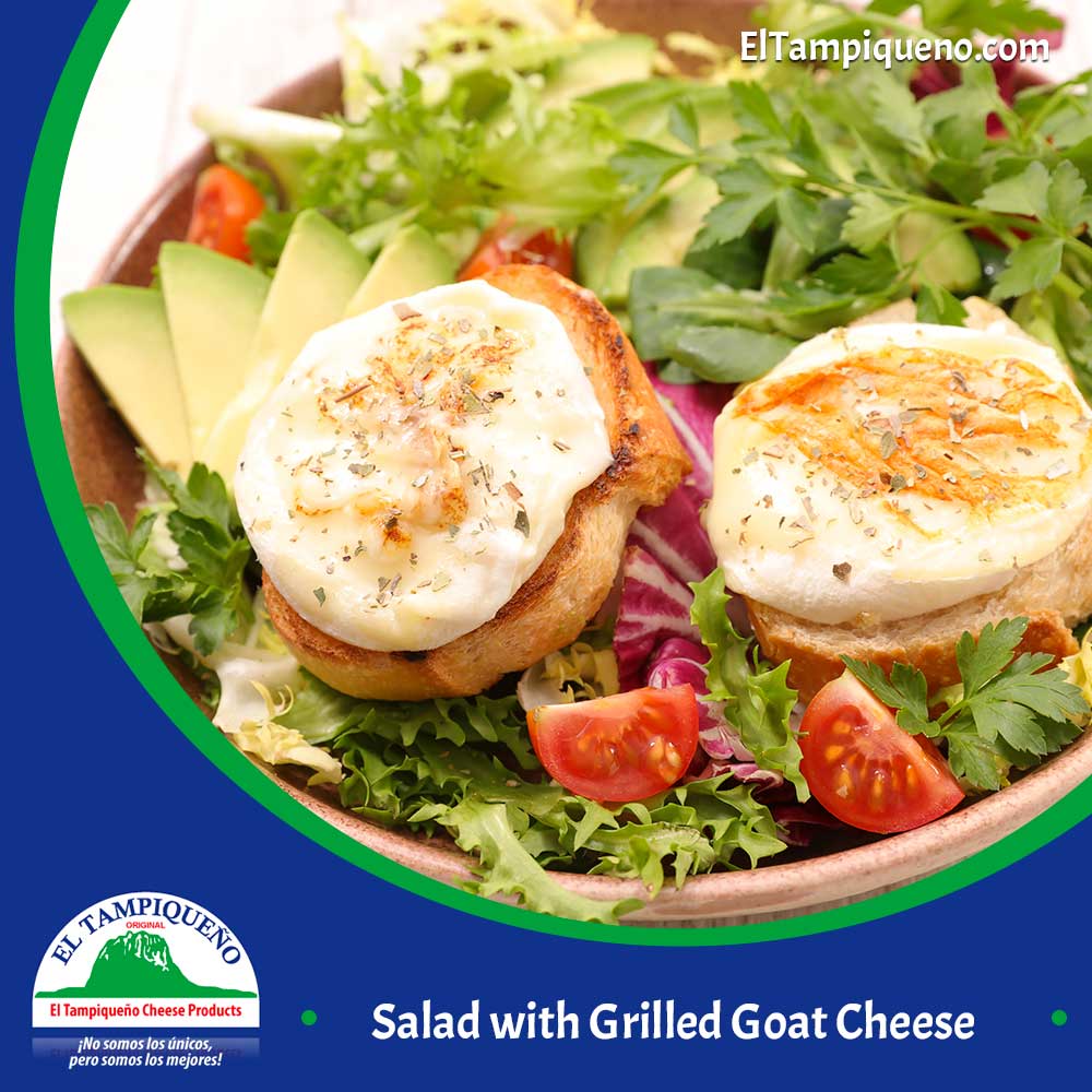 16 Salad with Grilled Goat Cheese