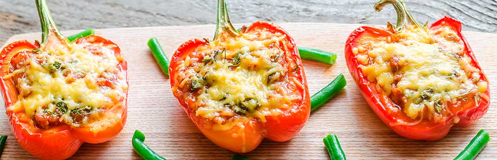 14 Spinach Artichoke Stuffed Peppers