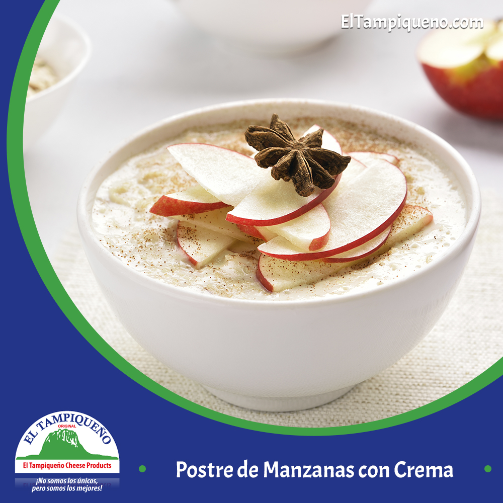 03 Postre de manzanas con crema