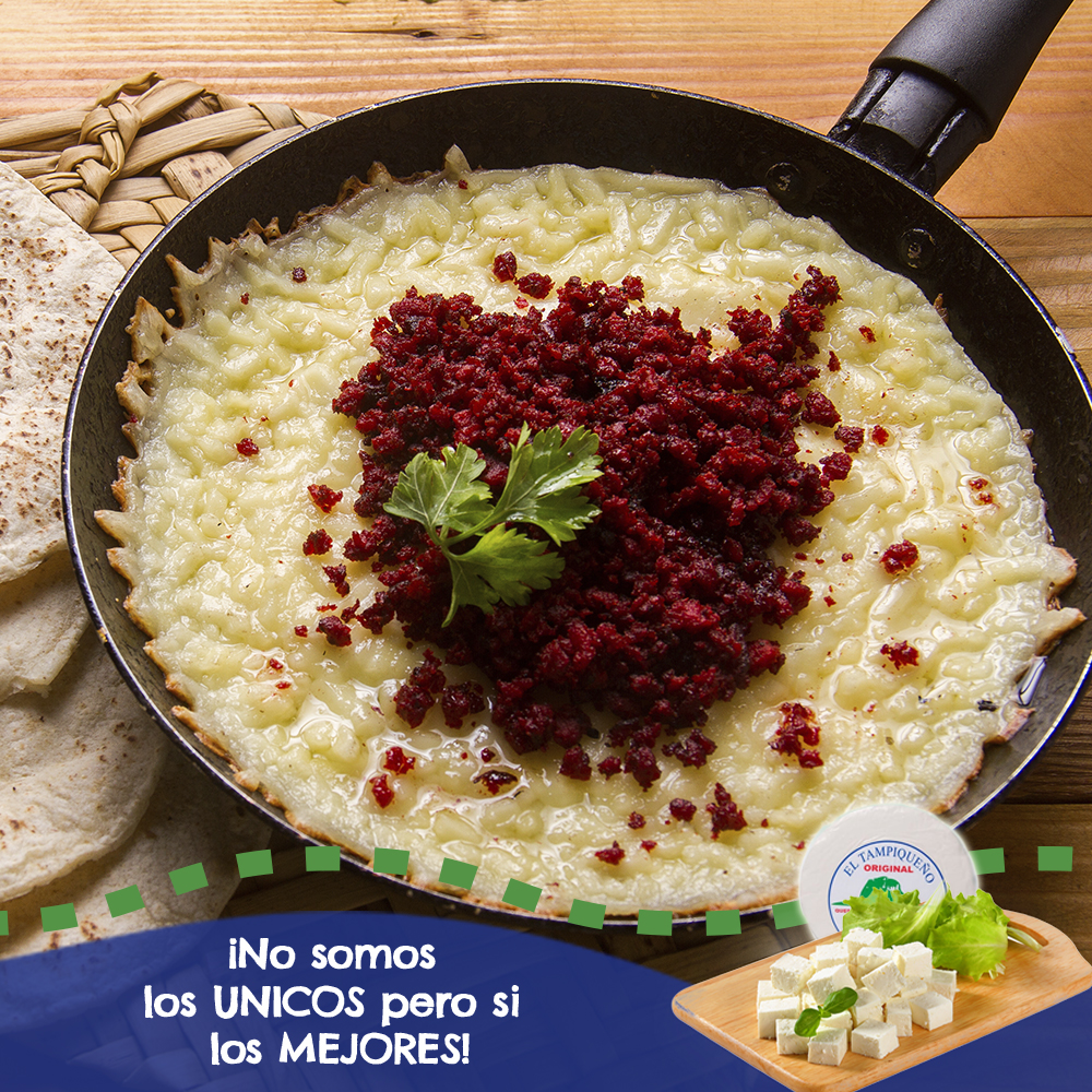 19 Queso fundido con chorizo
